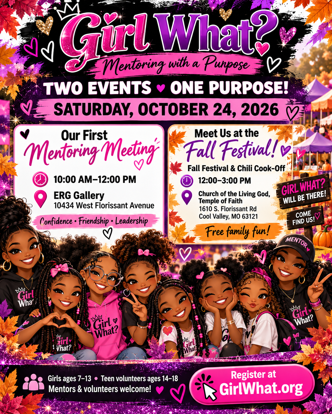First Mentoring Meeting & Fall Festival